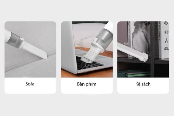 Lực hút 5000Pa, trang bị động cơ chổi than DC