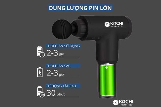 Sử dụng viên pin dung lượng lớn