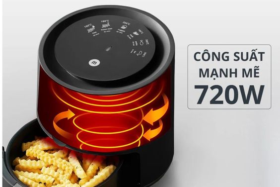 Công suất mạnh mẽ 720W