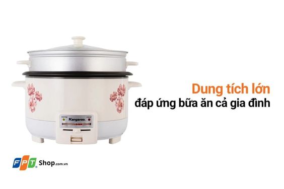 Dung tích lớn, công suất mâm nhiệt lớn