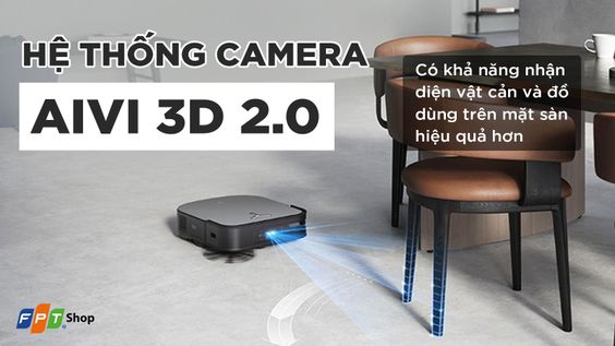 Deebot X2 Omni trang bị hệ thống camera AIVI 3D 2.0