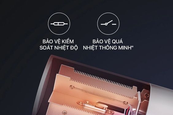 Công suất mạnh mẽ 1800W, khô tóc nhanh