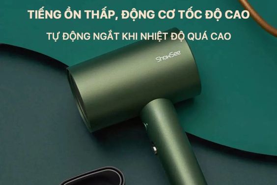 Công suất mạnh 1800W giảm thời gian sấy