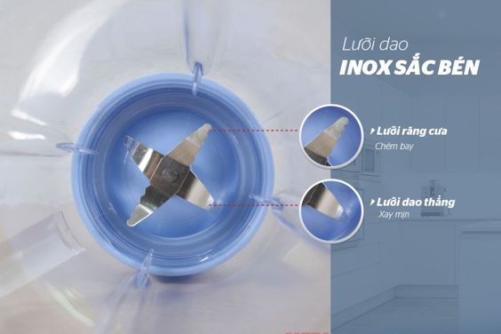 Lưỡi dao inox sắc bén