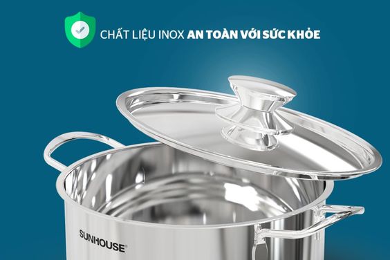 Làm từ inox an toàn cho sức khỏe