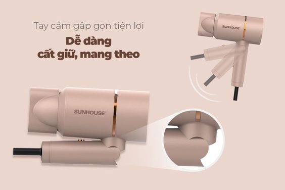 Tay cầm có thể gấp gọn