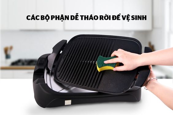 Các bộ phận dễ tháo rời, tiện lợi vệ sinh