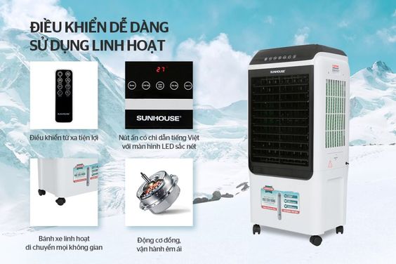 Điều khiển dễ dàng, sử dụng linh hoạt