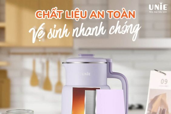 Chất liệu an toàn, vệ sinh nhanh chóng