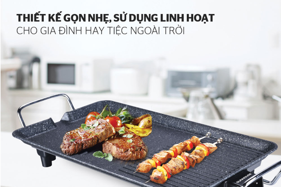 Bếp nướng điện Sunhouse 1500 W SHD4607