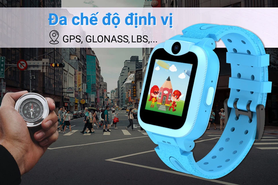 Các tiện ích liên lạc và định vị hiển thị trên đồng hồ Masstel