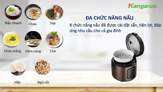 Các tiện ích thông minh của nồi cơm điện
