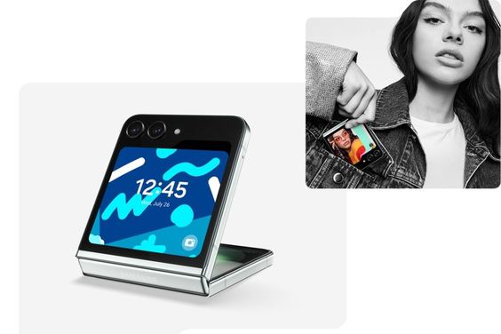 Samsung Galaxy Z Flip 5 nhỏ gọn vừa túi