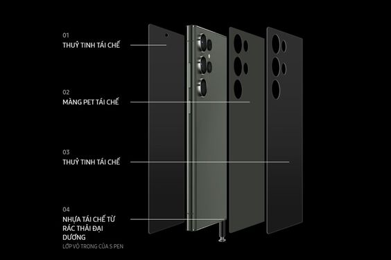 Thiết kế Samsung Galaxy S23 Ultra