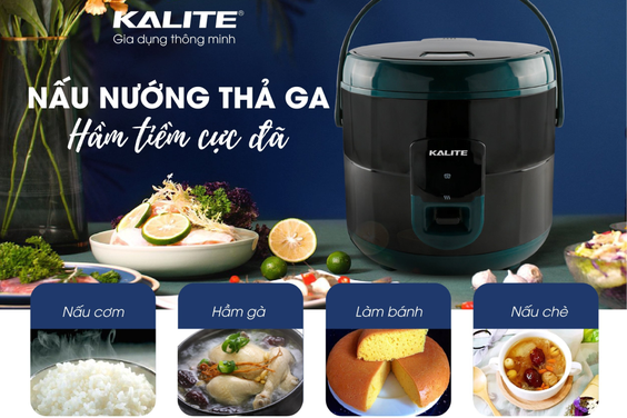 Nồi cơm điện Kalite 1.8 lít KL-619