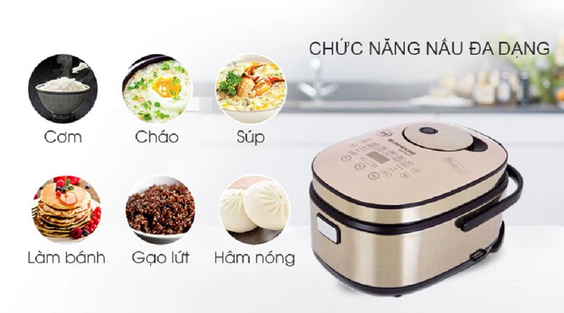 Hệ thống an toàn của nồi cơm điện