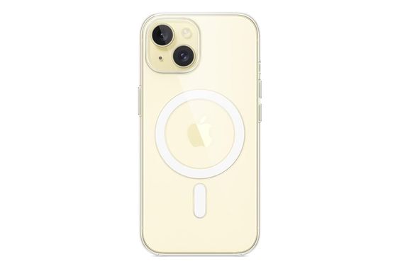 Ốp lưng iPhone 15 Clear Case with MagSafe 3