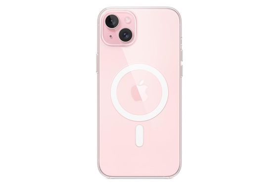 Ốp lưng iPhone 15 Plus Clear Case with MagSafe 2