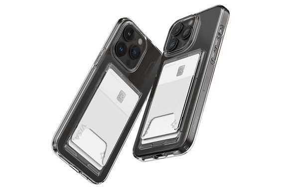 Ốp lưng iPhone 15 Promax Spigen silicon chống sốc quân đội, chống ố vàng, có khe đựng thẻ trong suốt 5