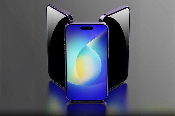 Miếng dán kính cường lực chống nhìn trộm iPhone 15 Pro Mipow 30