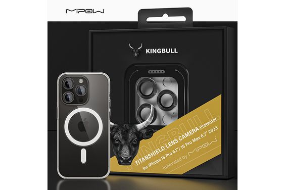 Miếng dán kính cường lực camera iPhone 15 Pro/15 Pro Max Mipow