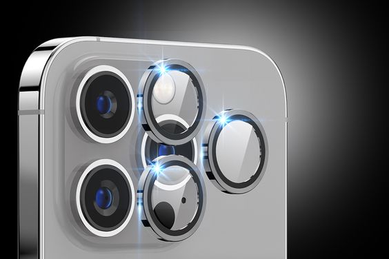 Miếng dán kính cường lực camera iPhone 15 Pro/15 Pro Max Mipow 2