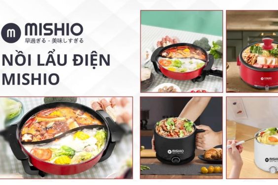 nồi lẩu điện Mishio 12
