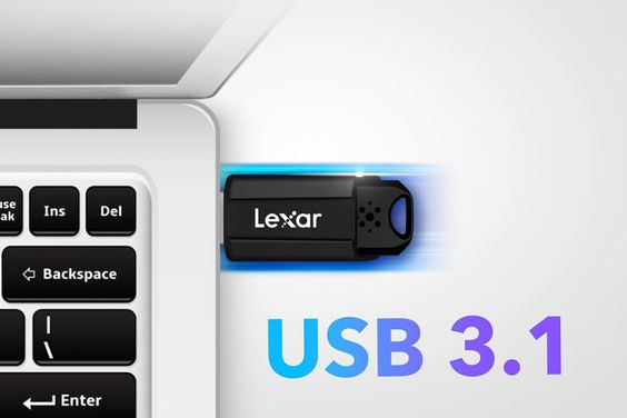 USB 3.1 64GB Lexar 3