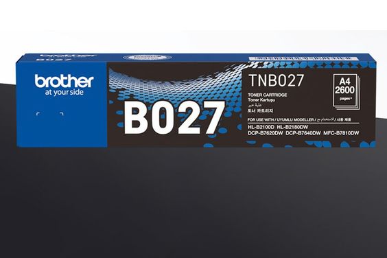 Mực máy in Brother TNB027 đen trắng 2
