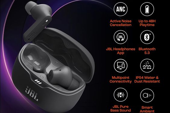 Tai nghe JBL Tune BEAM chuẩn IP54