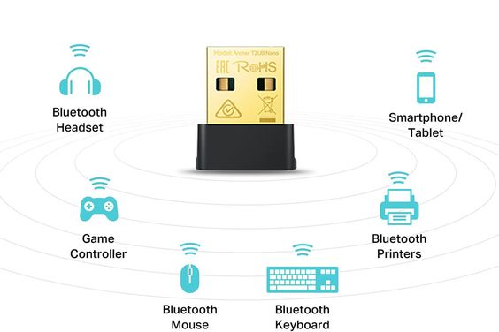 USB Wifi Chuẩn AC600 Bluetooth 4.2 TP-Link Archer T2UB Nano 2