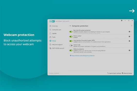 Phần mềm Eset Home Security Essential (1 máy) 9