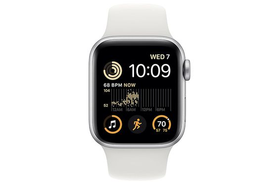 Apple Watch SE 2 GPS 40mm Viền nhôm Dây cao su cỡ S/M 2