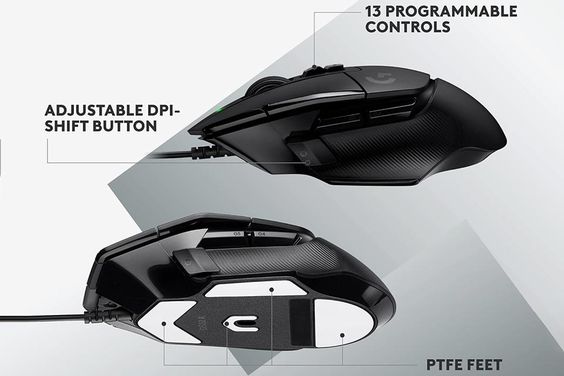 Chuột Gaming có dây Logitech G502X 11