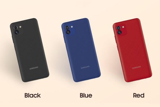 Thiết kế Samsung Galaxy A03