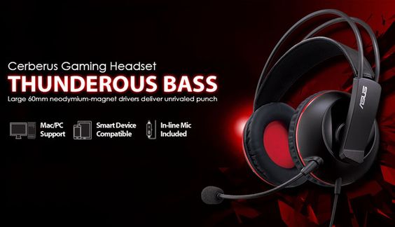 Tai nghe choàng đầu Asus CERBERUS 1