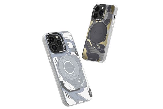 Ốp lưng magsafe iPhone 15 Devia nhựa cứng có đế dựng
