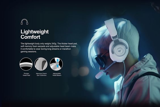 Tai nghe choàng đầu có mic Gaming Havit H2230D 2