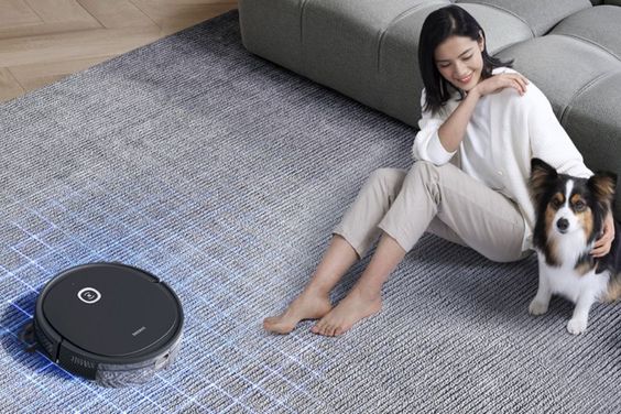 Cảm biến thông minh trên robot hút bụi Ecovacs