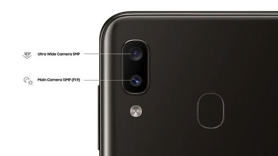 Camera kép Samsung Galaxy A20