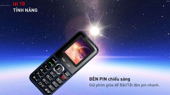 Tích hợp đèn pin và có phím kích hoạt nhanh 1