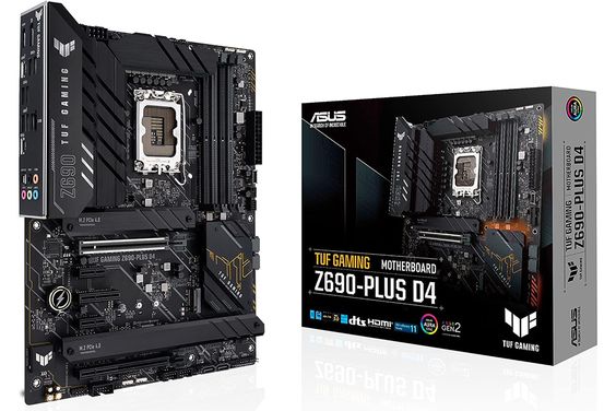 Mainboard Asus TUF Gaming Z690 - Plus D4 (LGA 1700 - ATX Form Factor - DDR4)