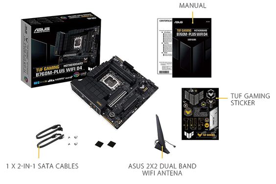 Mainboard Asus TUF GAMING B760M- PLUS WIFI DDR4