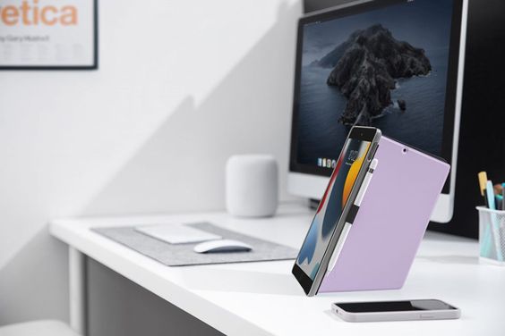 Bao da từ tính đa góc Ipad 10.2 Tomtoc