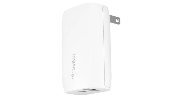 Adapter sạc nhanh 2 cổng Belkin 37W 1