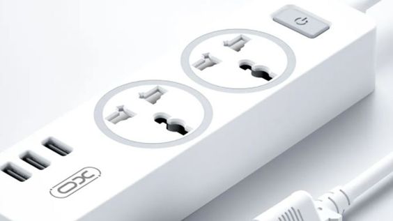 Bộ cắm điện 3 cổng USB, 2 ổ cắm XO – WL04 2