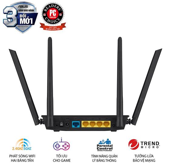 Router Wifi Asus RT-AC1200 V2 (ảnh 3)