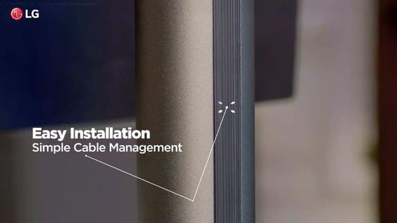 Màn hình LG 27QN880-B - Giấu cáp kết nối, xây dựng góc làm việc tối giản