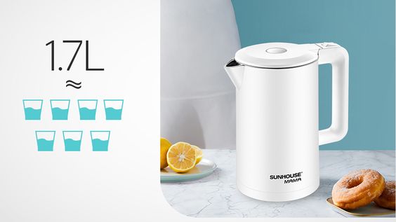 Ấm siêu tốc Sunhouse Mama 2 lớp (1.7 lít) 3