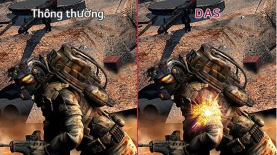 Màn hình LG 34WN80C-B - Chế độ Dynamic Action Sync dành cho game thủ